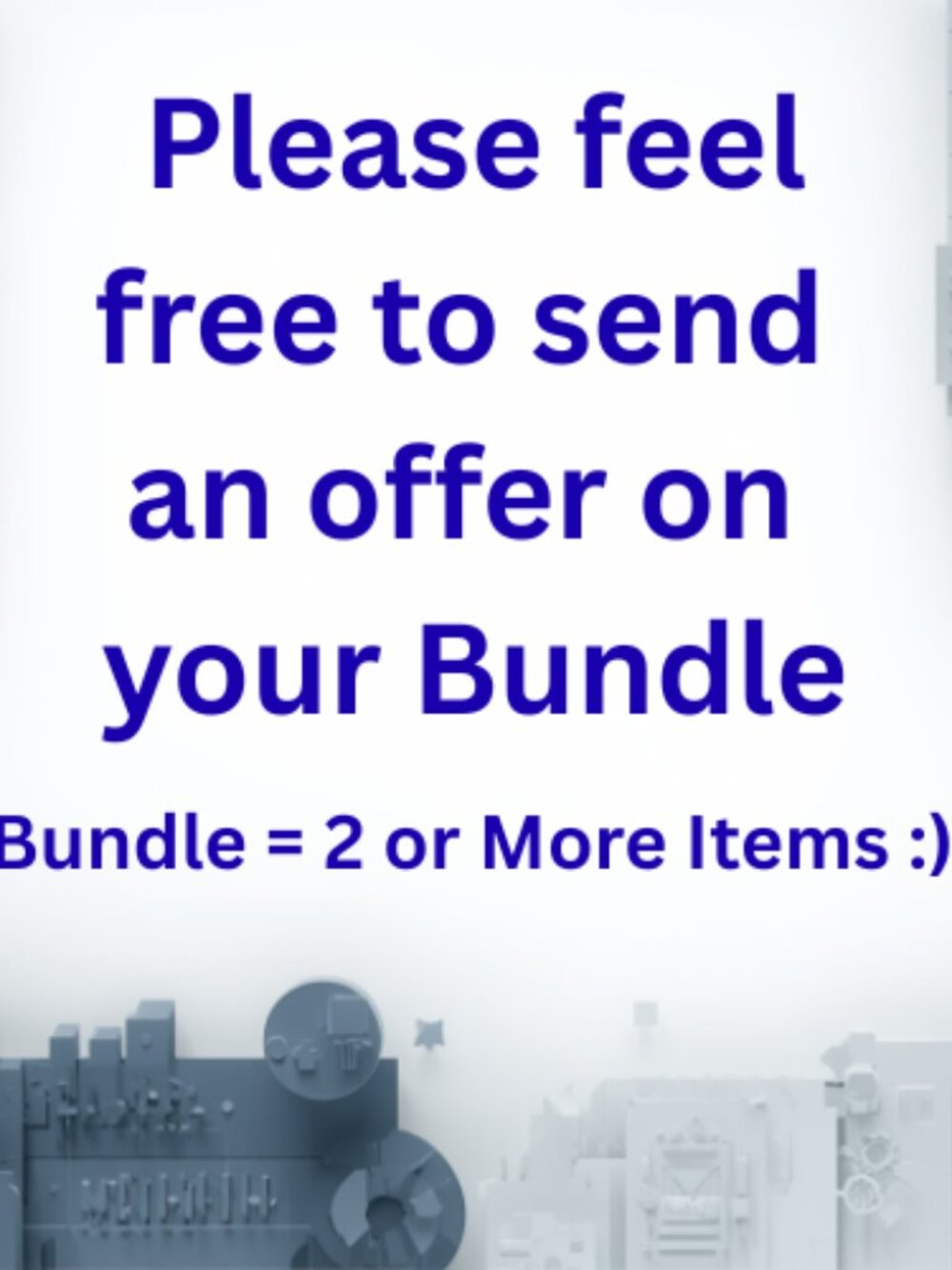 Bundle 2 or More Items For Discount OR MAKE AN OFFER on 1 Item!